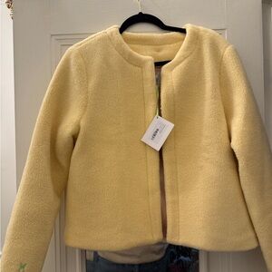 Dudley Stephens Soft Yellow Fleece Jacket